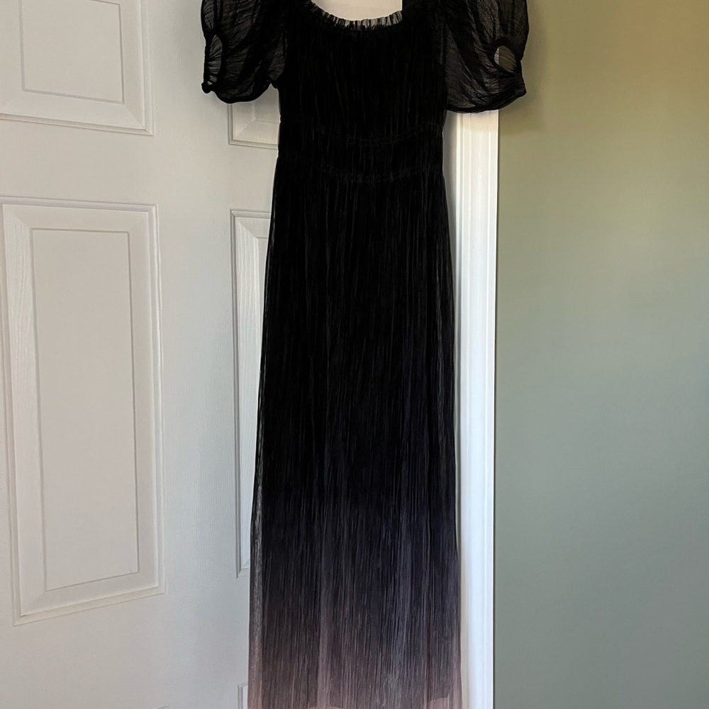 Elegant Black Ombre Dress